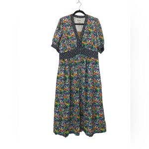 Boden Elsa Midi Tea Dress Size 12 NWT FLAWED READ